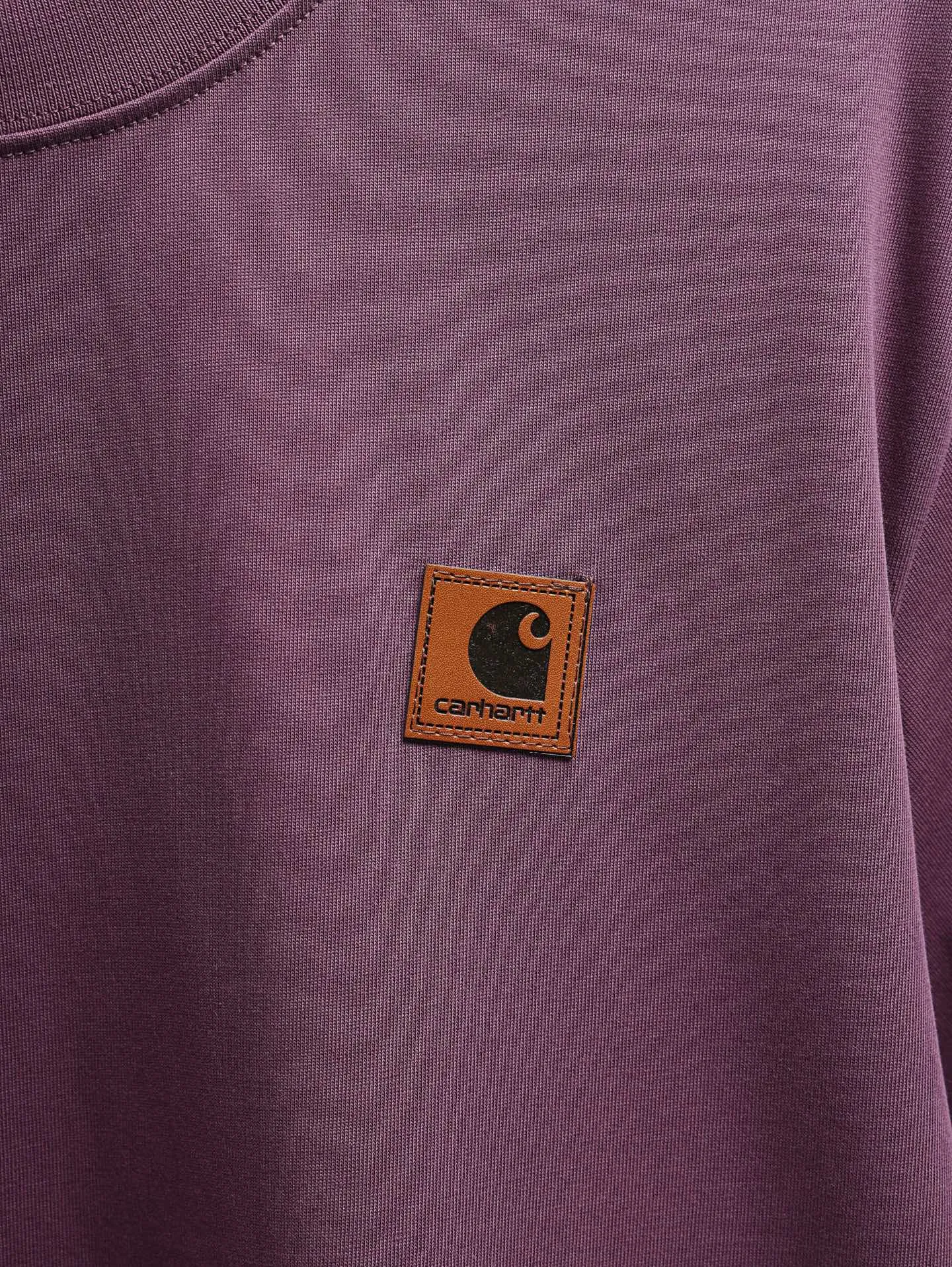 Carhartt 2꯭0꯭2꯭6 new spring and summer models ❤️ original ⌚️ high version Carhartt fabric is made of gram high-density pure cotton, does not deform and does not shrink. Process introduction: double thread movement. The chest logo uses an embroidered small patch. Color: Purple SIZE: M-XXL